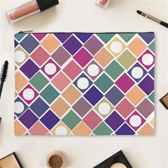 Dots And Squares Cosmetic Bag (xl) by Kathrinlegg