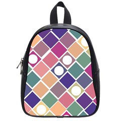 Dots And Squares School Bags (small)  by Kathrinlegg