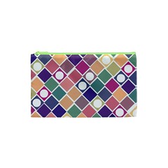 Dots And Squares Cosmetic Bag (xs)