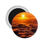 SUNSET OVER CLOUDS 2.25  Magnets Front