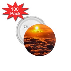 Sunset Over Clouds 1 75  Buttons (100 Pack)  by trendistuff