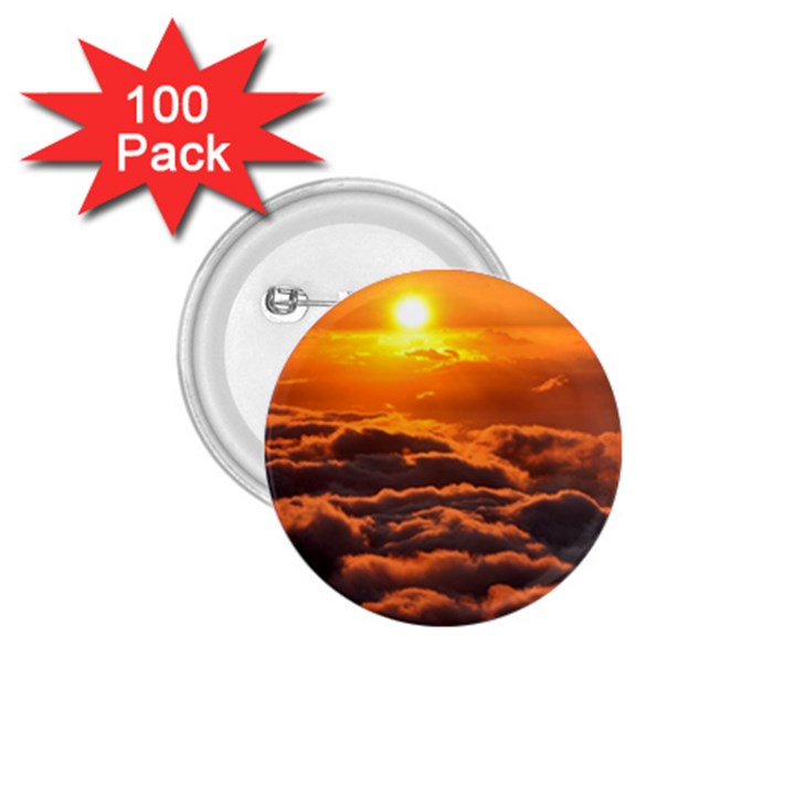 SUNSET OVER CLOUDS 1.75  Buttons (100 pack) 