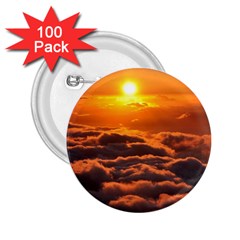 Sunset Over Clouds 2 25  Buttons (100 Pack) 