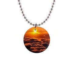 Sunset Over Clouds Button Necklaces by trendistuff