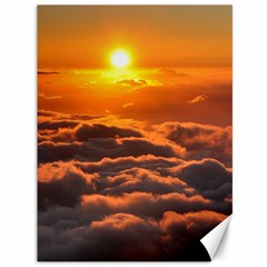 Sunset Over Clouds Canvas 36  X 48   by trendistuff