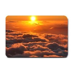 Sunset Over Clouds Small Doormat 