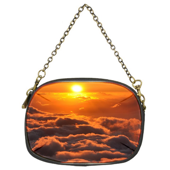 SUNSET OVER CLOUDS Chain Purses (One Side) 