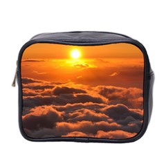 Sunset Over Clouds Mini Toiletries Bag 2-side by trendistuff