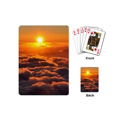 Sunset Over Clouds Playing Cards (mini) 