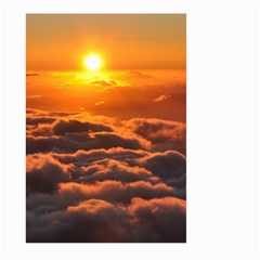 Sunset Over Clouds Large Garden Flag (two Sides)