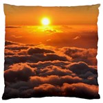 SUNSET OVER CLOUDS Large Cushion Cases (Two Sides)  Front