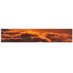 Sunset Over Clouds Flano Scarf (large) 