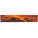 SUNSET OVER CLOUDS Flano Scarf (Large)  Back