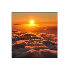 Sunset Over Clouds Satin Bandana Scarf