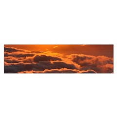 Sunset Over Clouds Satin Scarf (oblong)