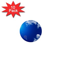 Sun Sky And Clouds 1  Mini Buttons (10 Pack) 