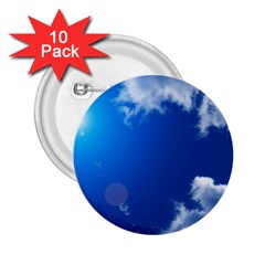 Sun Sky And Clouds 2 25  Buttons (10 Pack) 