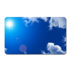 Sun Sky And Clouds Magnet (rectangular) by trendistuff