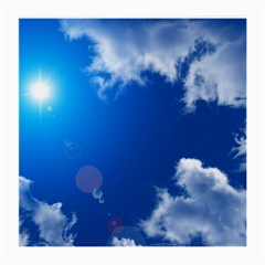 Sun Sky And Clouds Medium Glasses Cloth