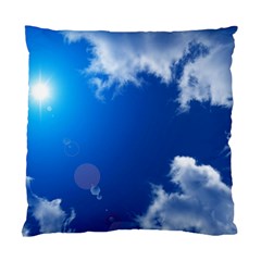 Sun Sky And Clouds Standard Cushion Cases (two Sides)  by trendistuff