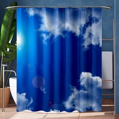 Sun Sky And Clouds Shower Curtain 60  X 72  (medium)  by trendistuff