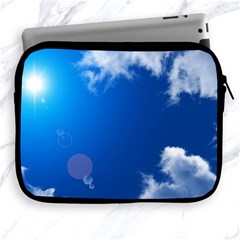 Sun Sky And Clouds Apple Ipad 2/3/4 Zipper Cases by trendistuff