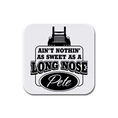 Pete Rubber Square Coaster (4 Pack)  by Bigfootshirtshop