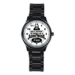 Long Nose Pete Sport Metal Watch (black)