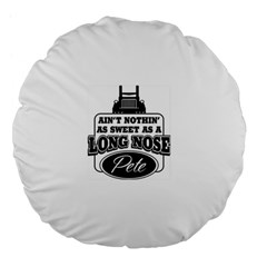 Pete Large 18  Premium Flano Round Cushions