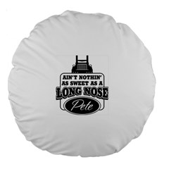 Pete Large 18  Premium Round Cushions by Bigfootshirtshop