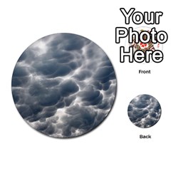 Storm Clouds 2 Multi-purpose Cards (round)  by trendistuff