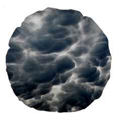 Storm Clouds 2 Large 18  Premium Round Cushions by trendistuff