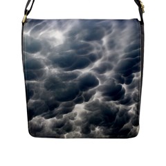 Storm Clouds 2 Flap Messenger Bag (l) 