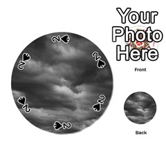 Storm Clouds 1 Playing Cards 54 (round)  by trendistuff