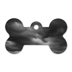 Storm Clouds 1 Dog Tag Bone (one Side)