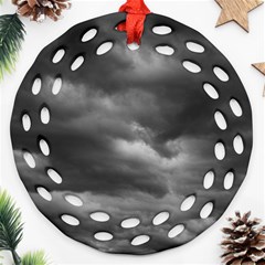 Storm Clouds 1 Ornament (round Filigree)  by trendistuff