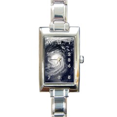 Hurricane Irene Rectangle Italian Charm Watches