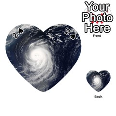 Hurricane Irene Playing Cards 54 (heart)  by trendistuff