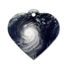 Hurricane Irene Dog Tag Heart (two Sides)