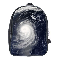 Hurricane Irene School Bags(large)  by trendistuff