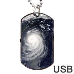 Hurricane Irene Dog Tag Usb Flash (one Side)