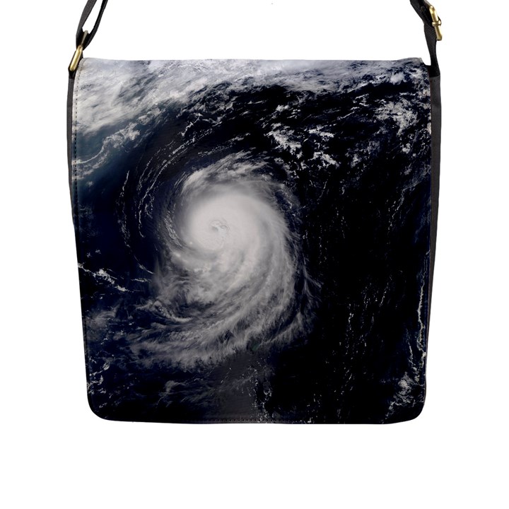 HURRICANE IRENE Flap Messenger Bag (L) 