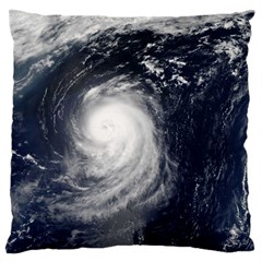 Hurricane Irene Large Flano Cushion Cases (one Side) 