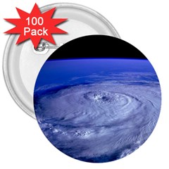 Hurricane Elena 3  Buttons (100 Pack) 