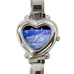 Hurricane Elena Heart Italian Charm Watch