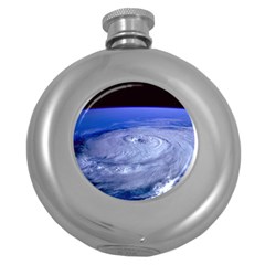 Hurricane Elena Round Hip Flask (5 Oz)