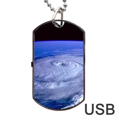 Hurricane Elena Dog Tag Usb Flash (one Side) by trendistuff