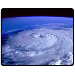 Hurricane Elena Double Sided Fleece Blanket (medium)  by trendistuff