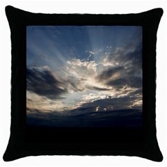 Heaven Rays Throw Pillow Cases (black) by trendistuff