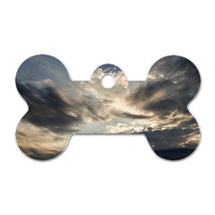 Heaven Rays Dog Tag Bone (two Sides)